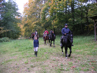 Wanderreiter in Unterklingensporn