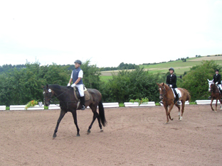 Reitplatz auf dem Reiterhof Steinbach