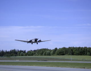 Rundflug mit JU 52 zum Flugtag in Hof